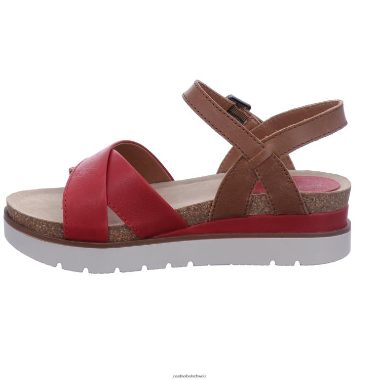 Josef Seibel klar 10 B6FD123 Sandalen Rot Frauen