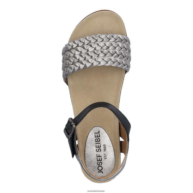 Josef Seibel klar 16 B6FD65 Sandalen Platin Frauen